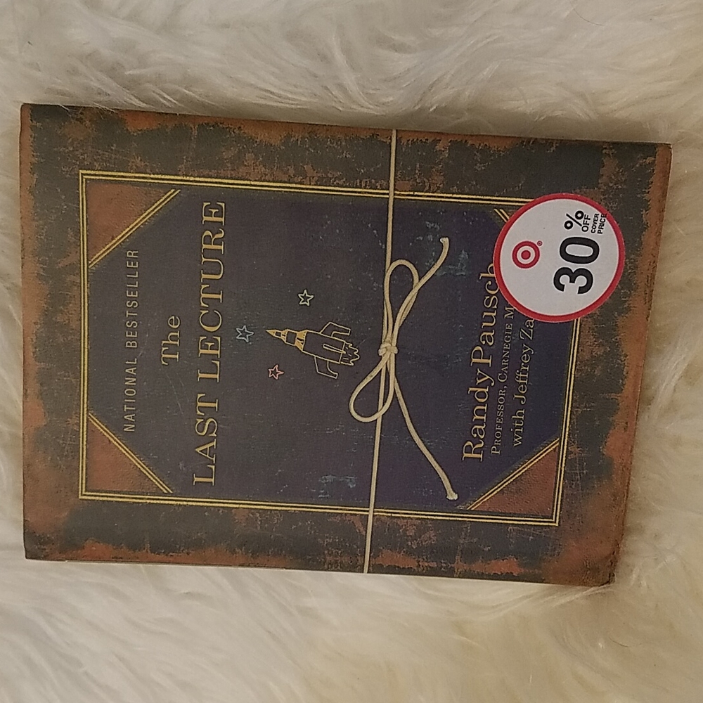 The Last Lecture book by Randy Pausch